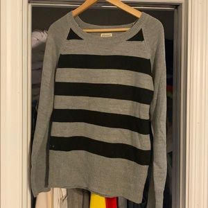 Converse striped sweater